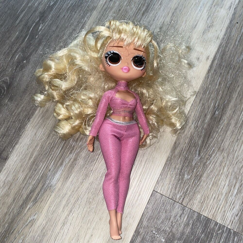 MGA LOL Surprise  OMG Doll "FLY GURL" - Blond Hair, Pink Outfit, Shoes
